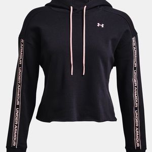 Women's UA Rival Fleece Hoodie - Blackout Purple / Rosewater - 590